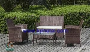 4PCS Kd Patio Outdoor Wicker Outdoor Furniture Cheapest Sofa