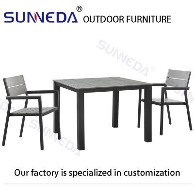 Famous Brand Sunshine Dining Table Set Comfortable Solid Unfolded Chair