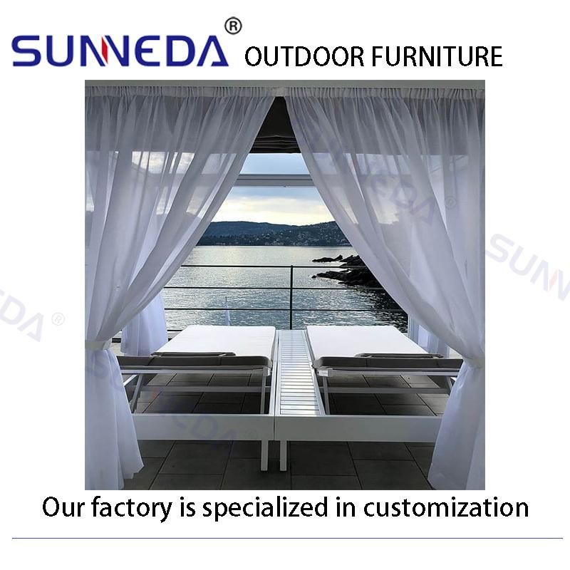 Best Selling Sunshade Fashion Hotsale Leisure Classic Lounger Furniture Set