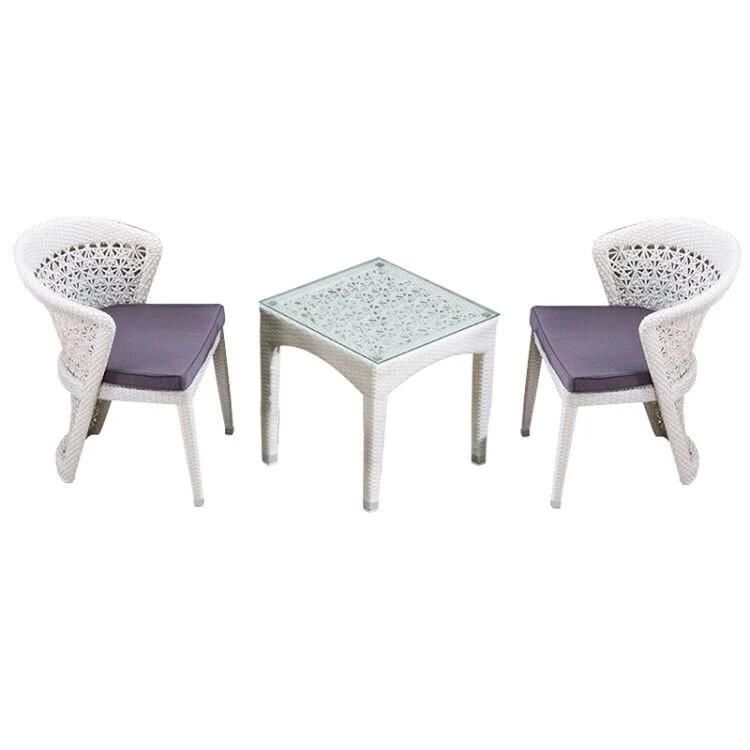 Wholesale Customized Modern Outdoor PE Rattan Chair and Coffee Table Furniture