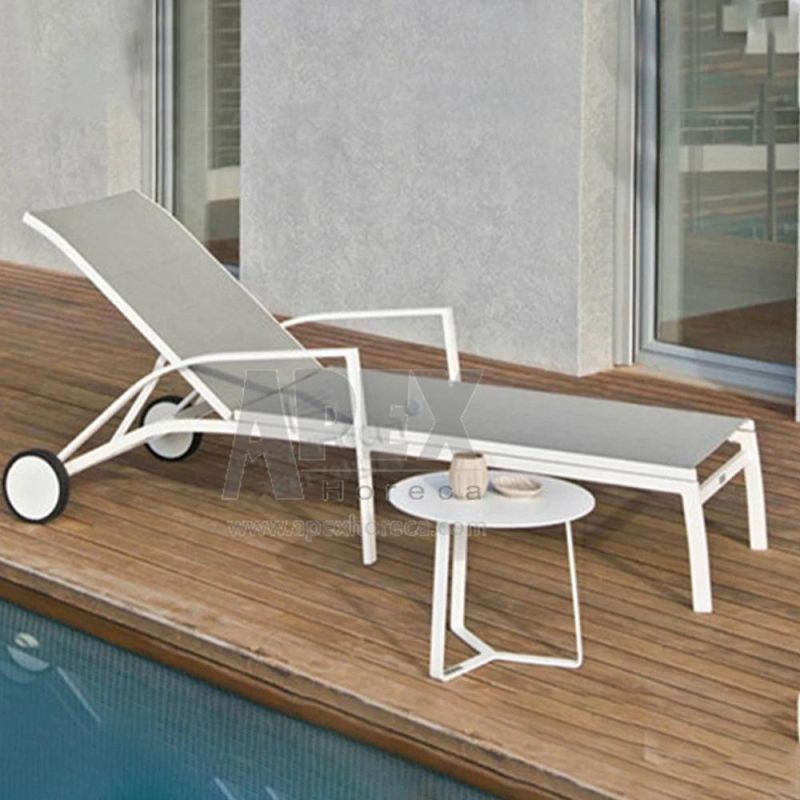 Pool Sling Lounger Outdoor Furniture Textile Lounger Sunbed