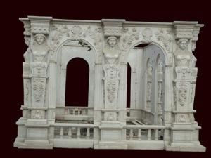 White Marble Fountain (HT-J-MC01)