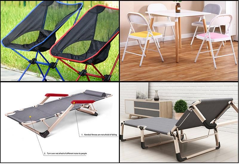 Picnic Folding Travel Beach Portable Foldable Camping Chair with Armrest