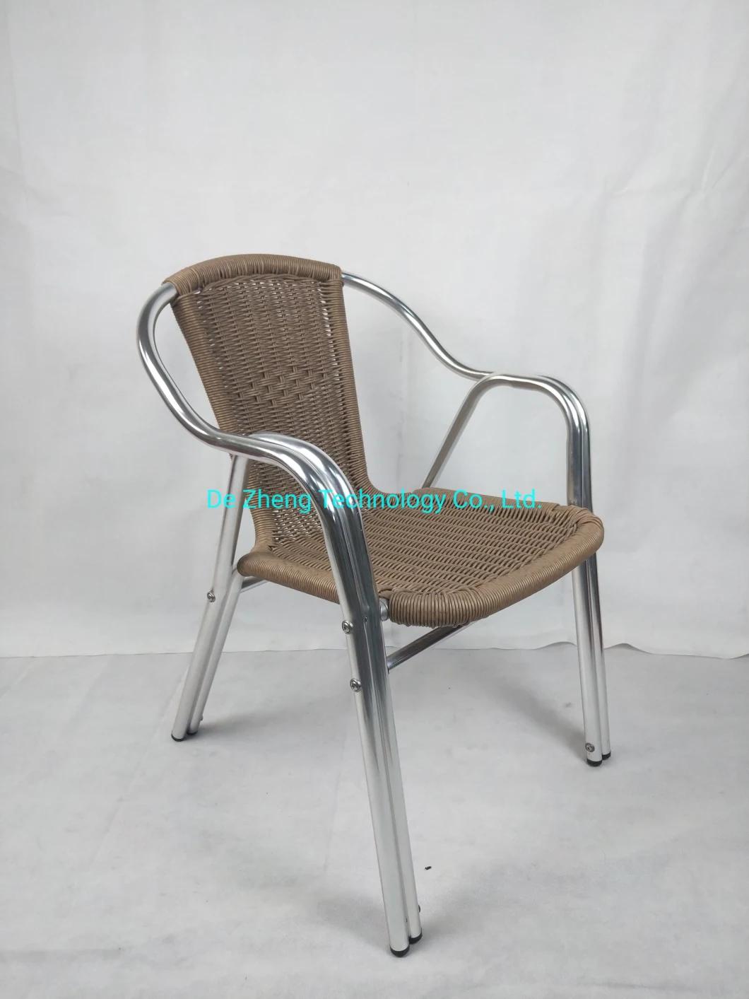 All Resistance Bistro Bar Heavy Duty Outdoor Garden Strong Steel Wire PE Rattan Chair
