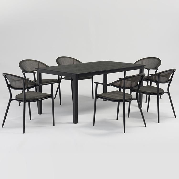 Weatherproof Furniture Outdoor Garden Sets Aluminum Chair and Table