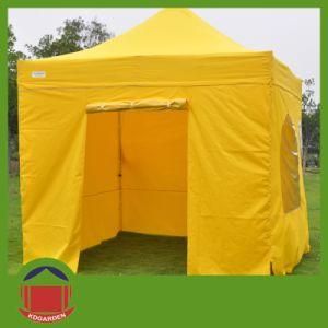 Folded Gazebo Tent with Rolling Flap and Table