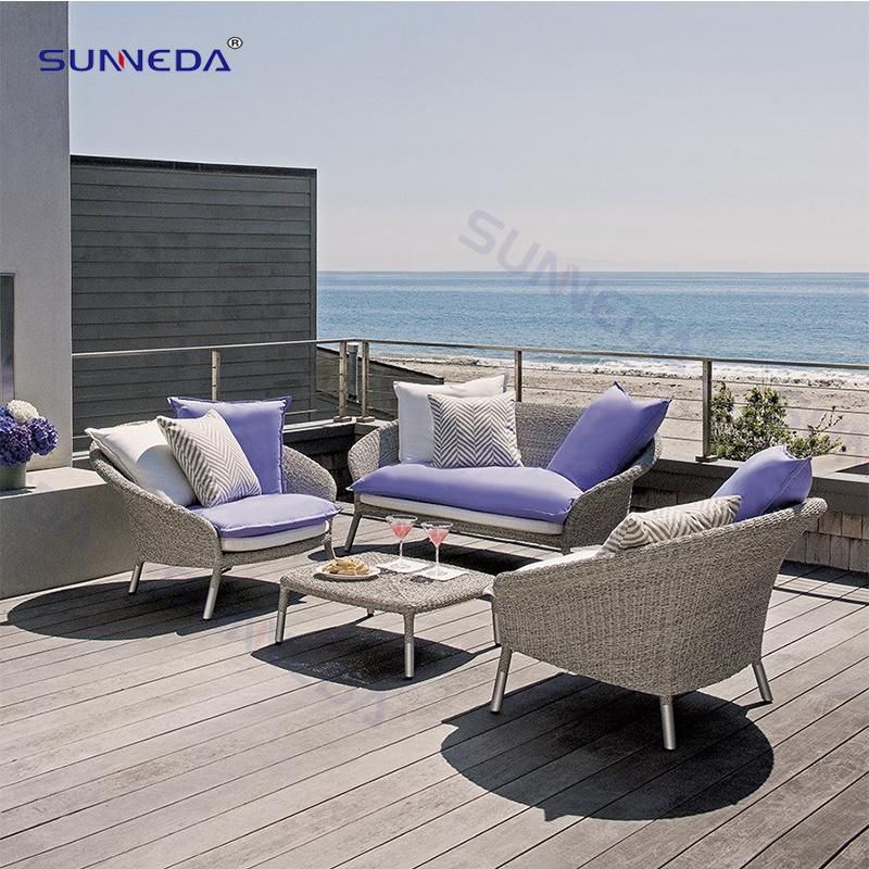 Rattan Sofa Set Manufactor Outdoor Leisure Balcony Sofa