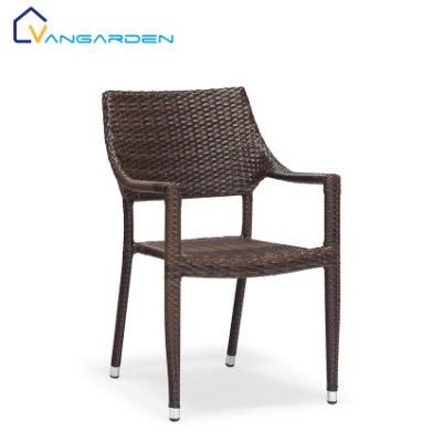 Plastic Rattan Chair Outdoor Wicker Furniture Garden Dining