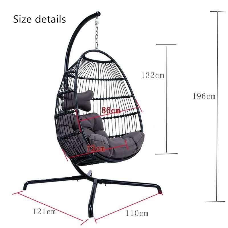 Garden Sets Patio Furniture Outdoor Hanging Chairs Swing Set Egg Beach Rattan Chair