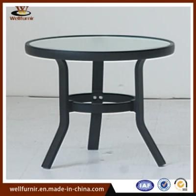 2018 Well Furnir Outdoor Garden Office Leisure Glass Round Table