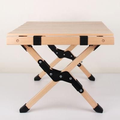 Factory Wholesale Camping Table Outdoor Table Picnic Mini Folding Small Table Desk Egg Roll Wood Table
