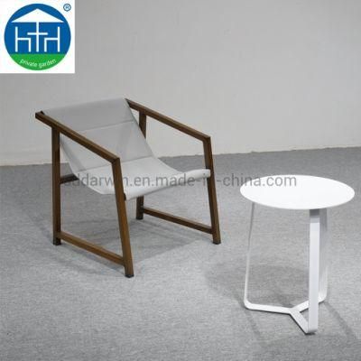 New Design Outdoor Furniture Rattan Leisure Simple Mesh Fabric Patio Chair