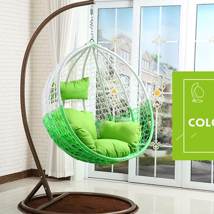 Egg Leisure PE Rattan Modern Patio Garden Outdoor Swing Chair