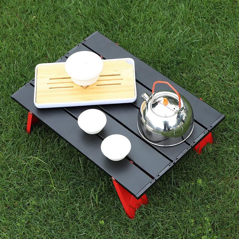 Portable Travel Table Aluminum Alloy Foldable Picnic Tables Outdoor Desk Barbecue Table Folding Camping Table