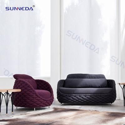 Deluxe Sofa Chair Leisure Webbing Outdoor Garden Furniture
