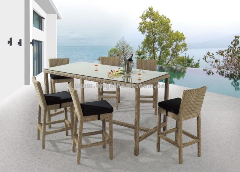 Aluminium Patio Bar Chair and Table Outdoor Furniture