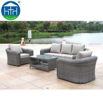 Outdoor Furniture for Rattan Sofa Lounge Patio Sectional Wicker Sofa Set