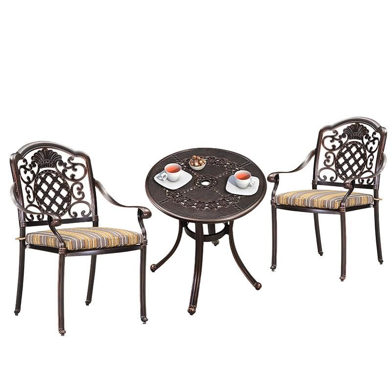 Outdoor Dining Cast Aluminum Furniture Classic Design Model