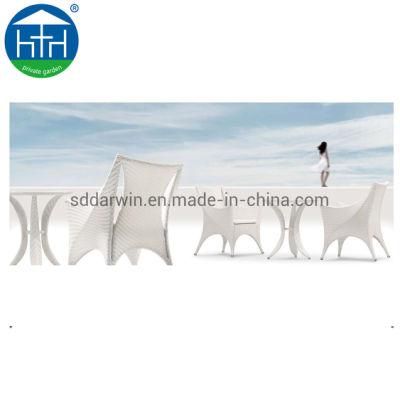 Patio Chairs Table Outdoor Garden Dining Set Wood-Plastic Furniture