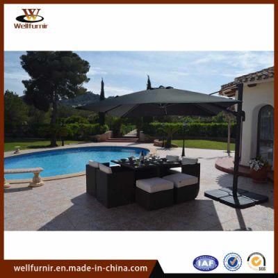 Well Furnir Original Cube Set &amp; Black Harbour Parasol (7632910)