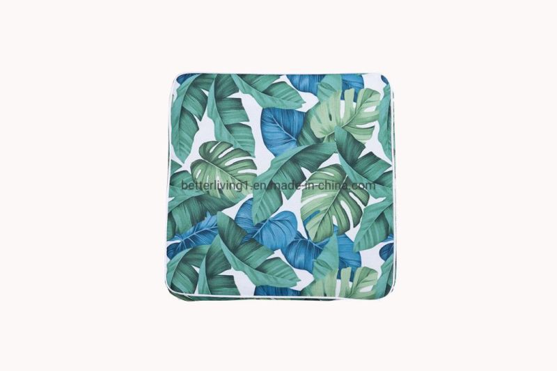 Square Cushion Chair Pad Double Piping Cushion