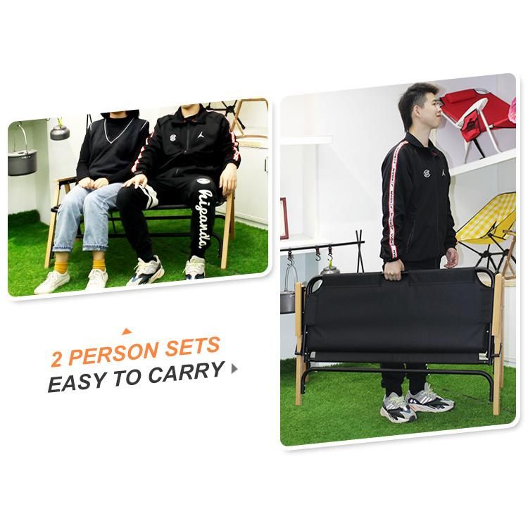 New 2 Person Camping Folding Chair