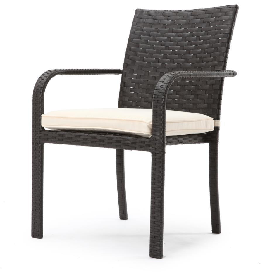 Factory Price High Quality Rattan Dining Chair for Bar with Seat Cushion