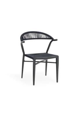 Outdoor Textile Weaving Armrest Chair