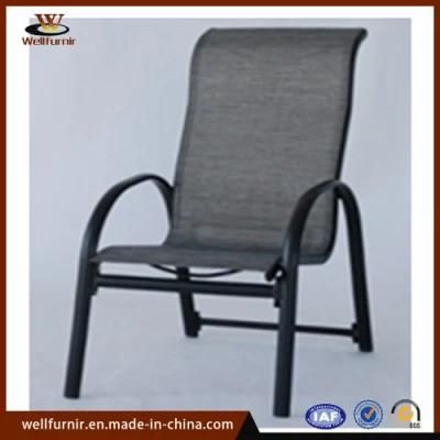 Outdoor Garden Pool Aluminum Furniture Sling Dining Chair (WFTX-18707C)