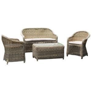 Outdoor Garden Classical Furniture Rattan Wicker Conversation Sofa Set