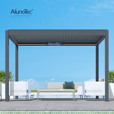 Wholesale Modern Louvered Roof Waterproof Aluminum Patio Cover Canopy Awning Arbours Arches Pergolas Garden Gazebo