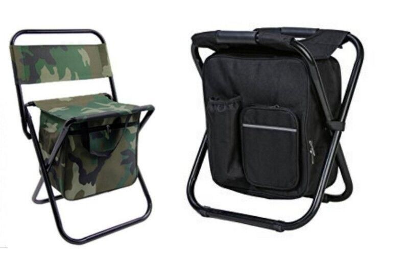Hot Selling Folding Fishing Chair, Portable Fishing Stool with Ice Bag and Cup Holder
