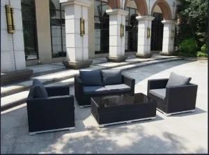 Outdoor Rattan Furniture Patio Garden Modern Patio Wicker Sofa Set