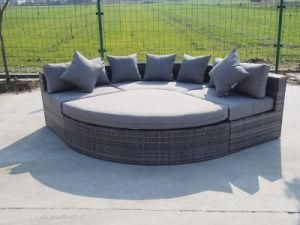 Outdoor Garden Rattan Furniture Modern Patio Leisure Bed Hotel Wicker Sofa Set