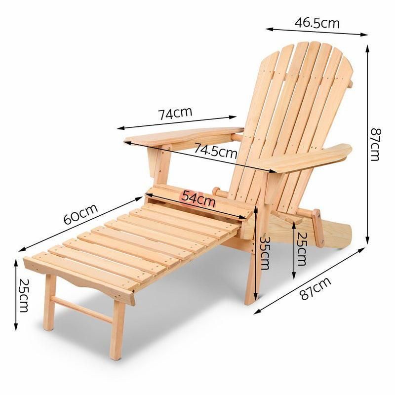 Extra High and Enforce Back Support Wood Beach Chair Outdoor Folding Garden Adirondack Chair for Heavy Duty Adirondack Chair Adirondack Polywood Beach Chair