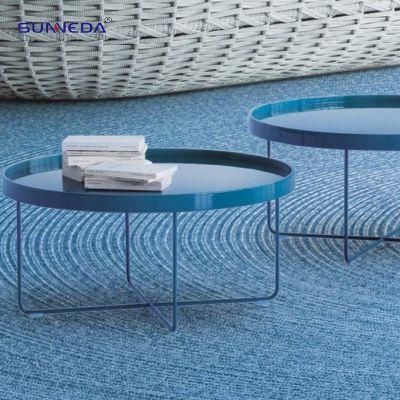 Quality Assurance Waterproof Leisure Garden Dining Restaurant Stainless Steel Coffee Table
