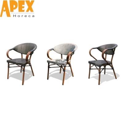 China Outdoor Garden Furniture Waterproof Popular Rattan Dining Chair Wholesale