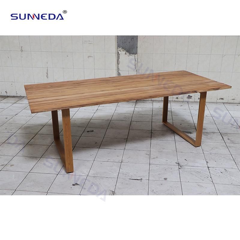 Commercial Outdoor Furniture Rope Design Garden Patio Table and Chair Rope Outdoor Dining Set