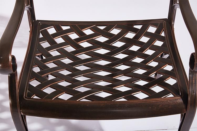 Antique Design Outside Garden Chair Metal Aluminium Furniture