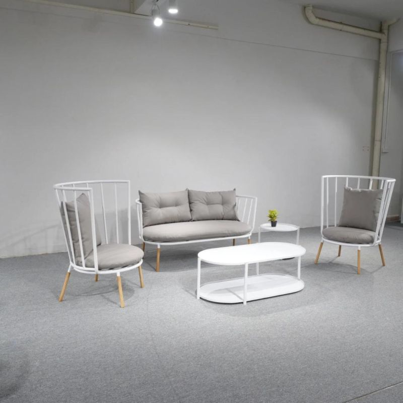 China Combination Darwin Wrapped Paper/ Carton Box Cheap Garden Modern Cane Sofa Set