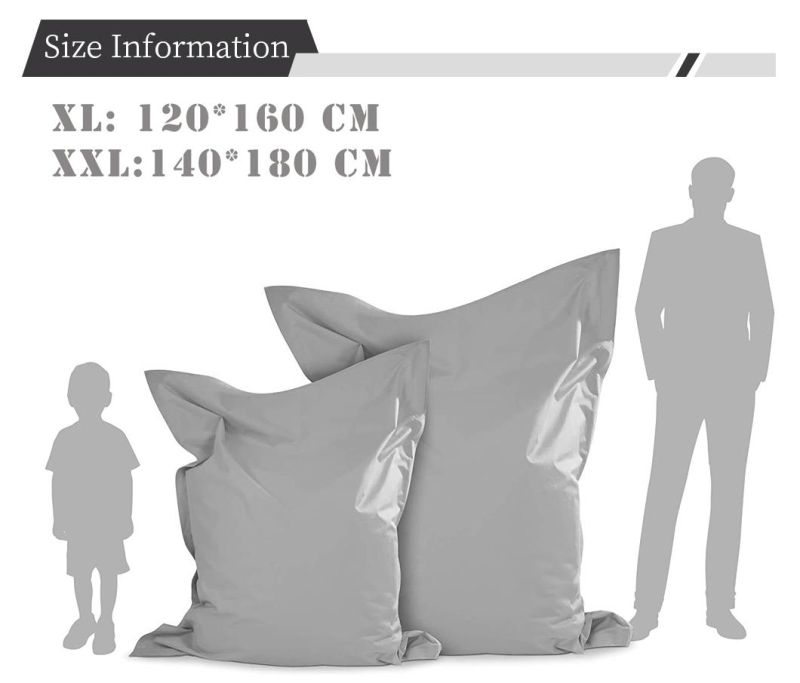 Luxury XXL Giant Beanbag, 380 Litre Filling, 140 Cm X 180 Cm, Indoor, Outdoor Floating Pool Bean Bag