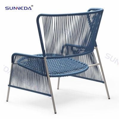 Customized Colorful PE Rattan Chair Sets Moderate Patio Commercial Outdoor Furniture