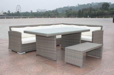 Customized Modern Darwin or OEM L Shaped Outdoor Lounge Wicker Deck Furniture