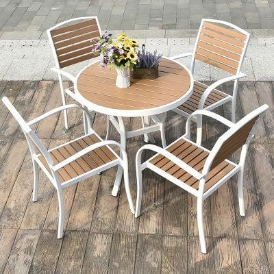 Popular 6 Seater Garden Outdoor Rattan Furniture Wicker Dining Set Table Chair