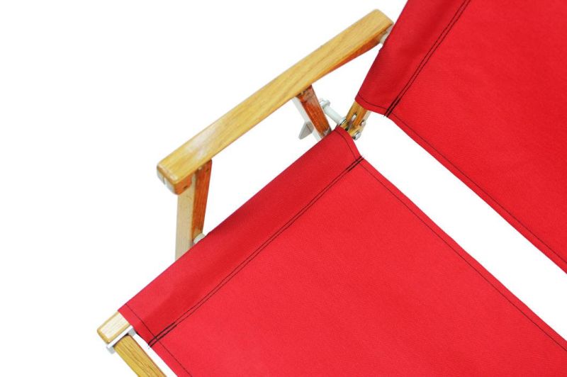 Relax Wooden Canvas Camping Folding Beach Chair