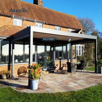 Garden Restaurant Arbours Canopy Retractable Awning Louvered Patio Roofs Pergola Kits