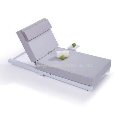 Hot Sale Customized OEM Foshan Sun Bed Aluminum Chaise Lounge
