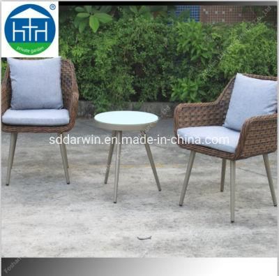 Patio Outdoor Furniture Garden Balcony Rattan Wicker Sofa Set Table and Chair