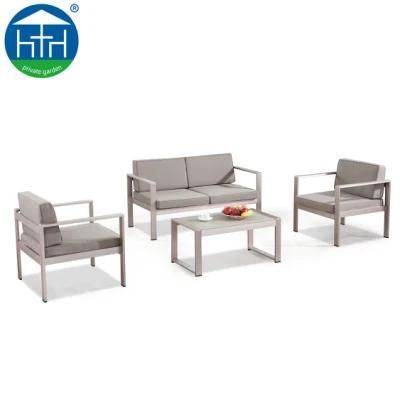 Cheap Patio Sofa Outdoor Furniture Powder Coated Aluminum Garden Lounge Set