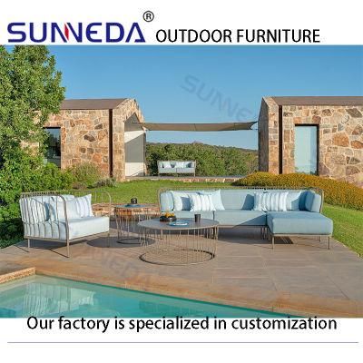 Luxury Outdoor Aluminium Garden Furniture Fashion Balcony Hotel 5 Star